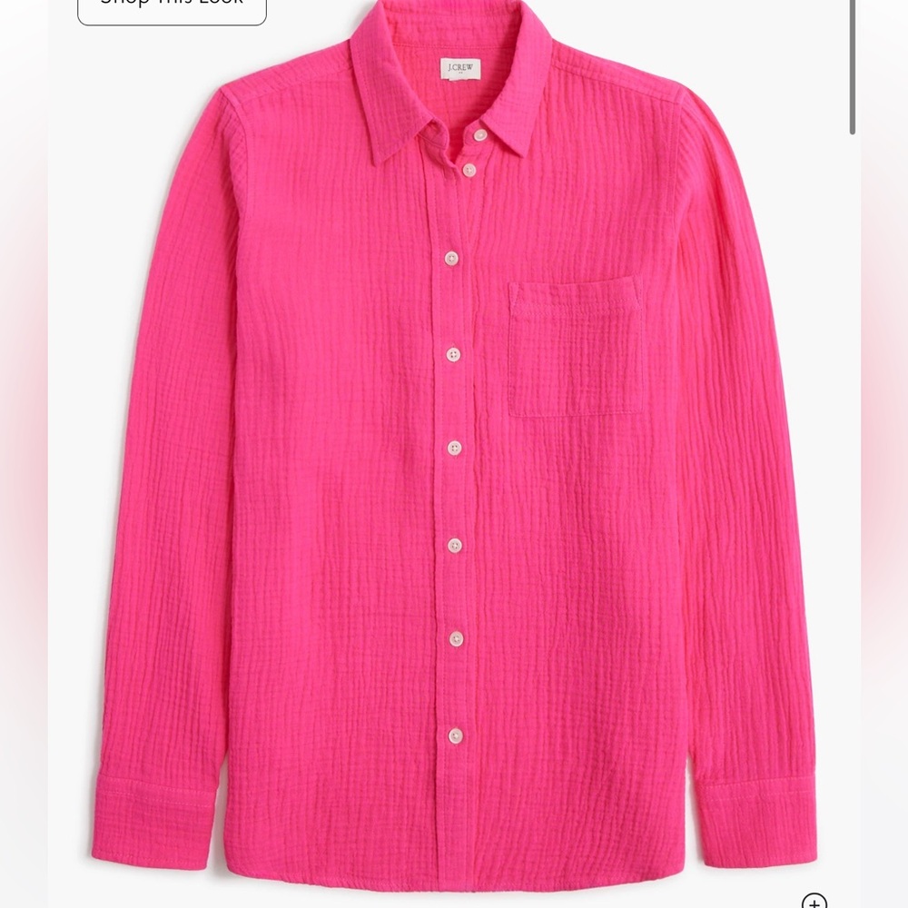 J. Crew Gauze Button Up Shirt